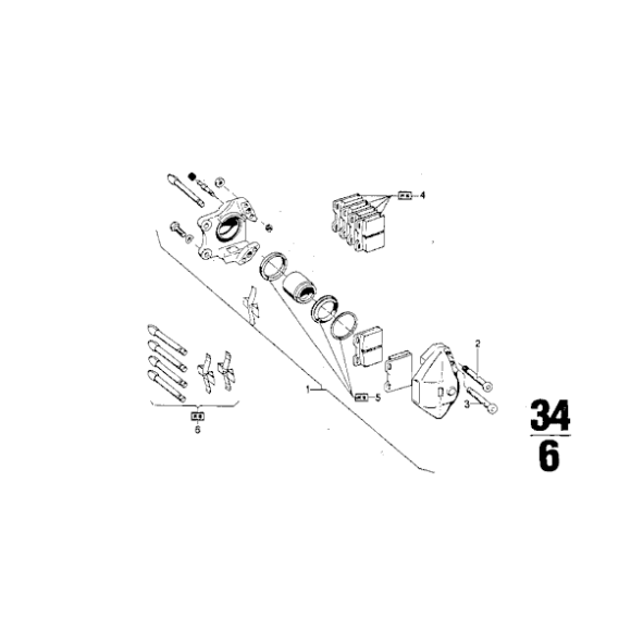 Klocki hamulcowe, bezazbestowe - 34211159265