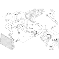 Przewód elastyczny układu chłodzenia - 11532247309