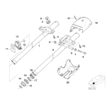Obudowa mocowanie kolumny kierownicy BMW E36 Z3 316 318 320 323 325 328 - 32311159760
