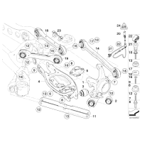 Czujnik impulsów DXC ABS tył BMW E90 E91 E92 E93 320xd 325xi 328xi 330xi 330xd 335xi 335xd - 34526764859