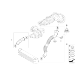 Końcówka gumowa BMW E31 E36 E38 E83N 725 728 730 740 750 320 323 325 328 840 850 - 34411160117