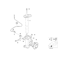 31222229360 Piasta łożysko koła przód BMW E39 M5 - 31222229360 - Części oryginalne BMW Łódź | Sklep internetowy BMW