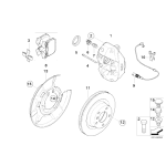 Tarcza hamulcowa tył BMW E81 E87 E90 E91 E92 E93 123d 130i 325d 330i 330d 328i 325i - 34216795755