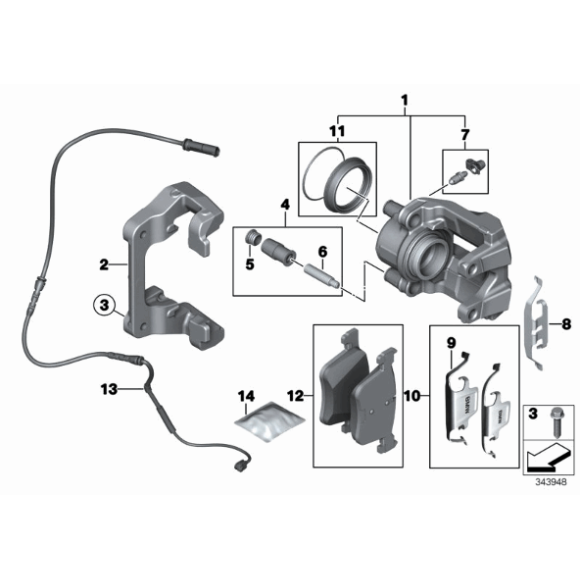 34116860081 Oryginał BMW - 34116860081 - Części oryginalne BMW Łódź | Sklep internetowy BMW