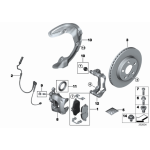 Klocki Hamulcowe przód BMW 2 F45 X1 F48 MINI F54 Clubman 218 220 225 - 34106860019
