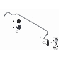 Guma stabilizatora tył BMW F06 F10 F13 640 650 520 523 525 528 530 535 550 - 33556775448