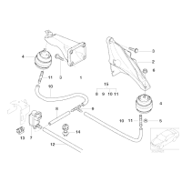 Poduszka silnika BMW E39 525tds M51 - 22111094248
