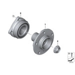 33406850156 Łożysko koła tył BMW F01 F06 F07 F10 F11 F13 640 650 520 523 535 550 525 730 740 750 760 - 33406850156 - Części oryginalne BMW Łódź | Sklep internetowy BMW