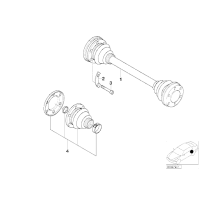 Zestaw naprawczy osłony przegubu BMW E23 E34 E32 E28 730 735 740 750 530 535 540 M5 M6 635 - 33219067906