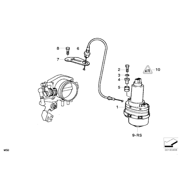 Cięgno linka ASC przepustnicy BMW E36 Z3 320 323 325 328 M3 - 35411162495