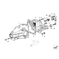 Poduszka mostu dyferencjału BMW E36 316 318 320 323 325 328 M3 - 33171134872