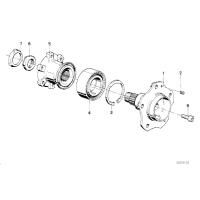 33411123415 Łożysko koła tył BMW E28 E34 518 520 524 525 sedan - 33411123415 - Części oryginalne BMW Łódź | Sklep internetowy BMW