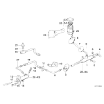 Pompa sprzęgła BMW E34 E32 E31 840 850 730 735 518 520 524 525 530 540 - 21521155425