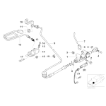 Przewód sprzęgła BMW E53 X5 3,0d 3,0i - 21521165678
