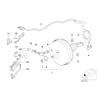 34331166140 Przewód elastyczny podciśnieniowy - 34331166140 - Części oryginalne BMW Łódź | Sklep internetowy BMW
