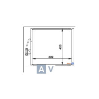 Chłodnica klimatyzacji BMW E39