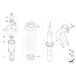 Amortyzator przód BMW E70 E70N X5 3,0d 3,5d 4,8i 30dX 35dX 35iX 40dX 40iX - 31316781920