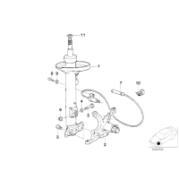Amortyzator przedni lewy - 31311139417