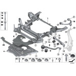 Wahacz przód górny lewy BMW E70 E71 F15 F16 X5 X6 25d 28i 30d 35d 35i 40d 40i 50d 50i - 31126863785