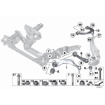 Wahacz przód prawy BMW F06 F10 F11 F12 F13 640dX 640iX 650iX 530dX 535dX 535iX 550iX M550dX  - 31126777744