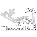 Wahacz przód prawy BMW F06 F10 F11 F12 F13 640dX 640iX 650iX 530dX 535dX 535iX 550iX M550dX  - 31126777744