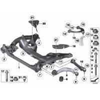 31126775971 Wahacz przód lewy BMW F12 F11 F10 F06 650 640 520 523 525 528 530 535 550 - 31126775971 - Części oryginalne BMW Łódź | Sklep internetowy BMW