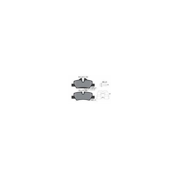 KLOCKI HAM. MINI T. COOPER/ONE 1,5-2,0 13-