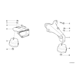 11811141889 Poduszka silnika lewa BMW E36 318tds M41 - 11811141889 - Części oryginalne BMW Łódź | Sklep internetowy BMW