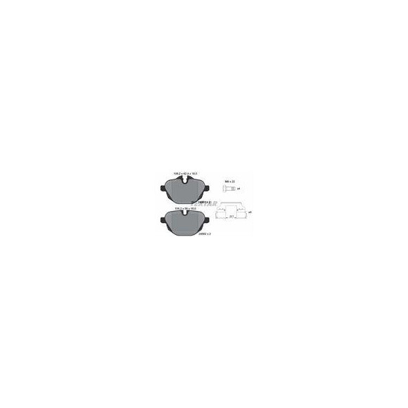 KLOCKI HAM. BMW T. F10/F11 520-530 10-/F25 X3 10-