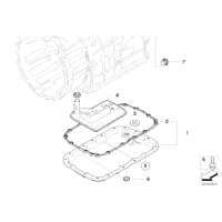 24117572618 Uszczelka miski skrzyni autom. BMW E81 E83N E84 E87N E90 E91 320i 325i 328i 330i 118i 125i 128i 116i 120i 130i - 24117572618 - Części oryginalne BMW Łódź | Sklep internetowy BMW