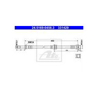 PRZEWÓD HAM. ELAST. BMW T. 3 (E46) 98-05 LE/PR