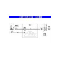 PRZEWÓD HAM. ELAST. BMW P. 3/Z3 90-03 LE/PR