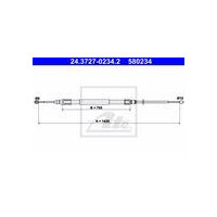 LINKA HAM. RĘCZ. BMW T. 1 E81/E88 04-11 LE/PR
