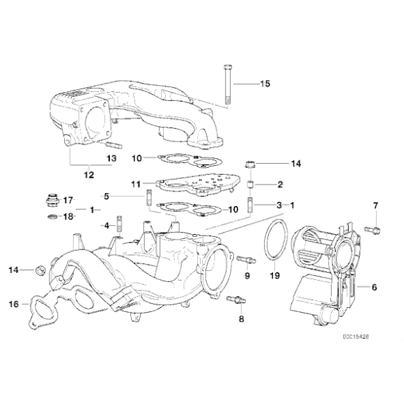 11611247478 Uszczelka obudowy kol. ssącego BMW E34 E36 316 318 518 - 11611247478 - Części oryginalne BMW Łódź | Sklep internetowy BMW