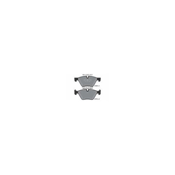 KLOCKI HAM. BMW P. 1/3 (E81/E87/E90) 1,6-3,0 03-13 EPAD