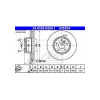 TARCZA HAM. BMW P. X3/X4 1,6-3,0 11- POWER DISC