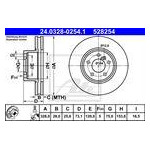 TARCZA HAM. BMW P. X3/X4 1,6-3,0 11- POWER DISC