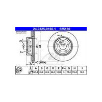 TARCZA HAM. BMW P. X3 2,0-3,0 04-11 POWER DISC