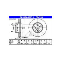 TARCZA HAM. BMW P. 1/2/3/4/X1 05- POWER DISC