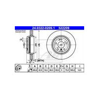 TARCZA HAM. BMW T. 3 2,5-3,0 99-06 POWER DISC