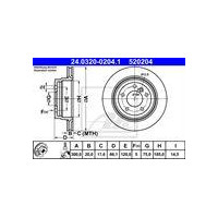 TARCZA HAM. BMW T. 1/3/X1 2,0-3,0 05-15 POWER DISC