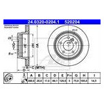 TARCZA HAM. BMW T. 1/3/X1 2,0-3,0 05-15 POWER DISC