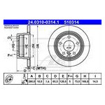 TARCZA HAM. BMW T. 1 (E81/E87) 04-12 POWER DISC