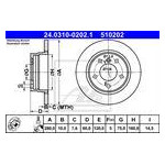 TARCZA HAM. BMW T. 3 (E36/E46) 90-05 POWER DISC