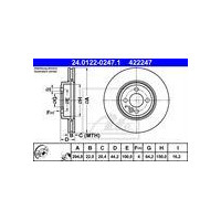 TARCZA HAM. MINI P. COOPER 06-15