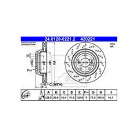 TARCZA HAM. BMW T. 3/Z4 3,2 00-08 LE