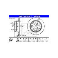 TARCZA HAM. BMW T. E87/E90