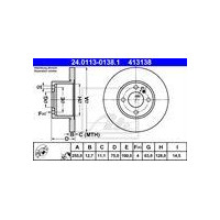 TARCZA HAM. BMW P. 3 (E21) 1,6-2,0 75-83