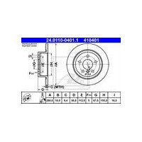 TARCZA HAM. MINI T. COOPER/ONE 1,5/2,0 15-