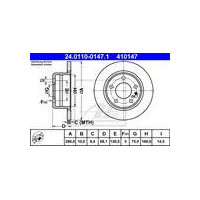 TARCZA HAM. BMW T. 7 (E23) 2,8-3,2 77-81